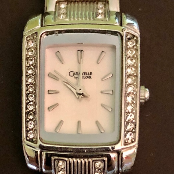 Womans bulova crystal watch